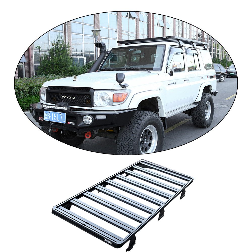 LC76 Universal Roof Rack Aluminum Alloy E-coat Powder Coat Finish Install Instructions