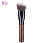 T04 Nylon Hair Contour Brush Foundation Make-Up Brush Wood Handle Thickened