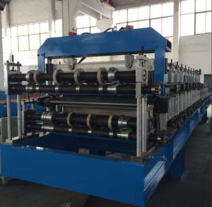Quality Double Layer Sheet Metal Forming Equipment , Metal Roofing Roll Forming Machine Manual Decoiler wholesale