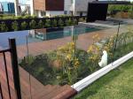 Aluminium Safety U Channel Profile External Frameless Glass Balustrade Easy DIY