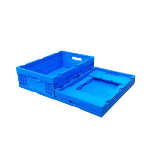 Quality 600*400*185 Mm L Foldable Plastic Box / Collapsible Storage Crate wholesale