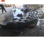 Modern Design Style Shanxi Black Granite Blocks 18mm Thick Absolute Black
