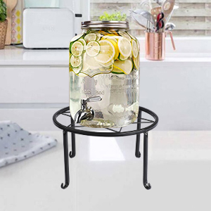 Modern Design Black Iron Plant Stand for Indoor Outdoor Plants 5mm Thickness Rustproof