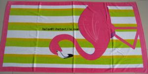 Quality China manufacturer 100% cotton printed beach towel , customer design wholesale