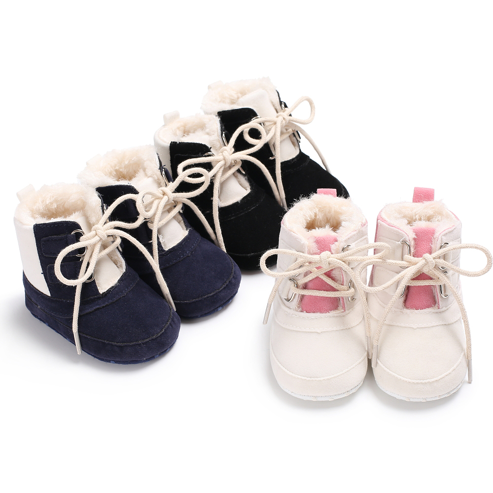 Hot sale Faux suede warm 0-18 months anti-slip baby boots