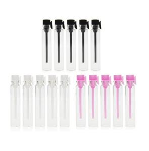 Quality Empty Mini Glass Tube Bottles , 2ml Glass Perfume Sample Vials For Traveling wholesale
