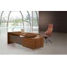 Buy cheap Large Size Contemporary Office Furniture , Modern Executive Desk Dark Color from wholesalers