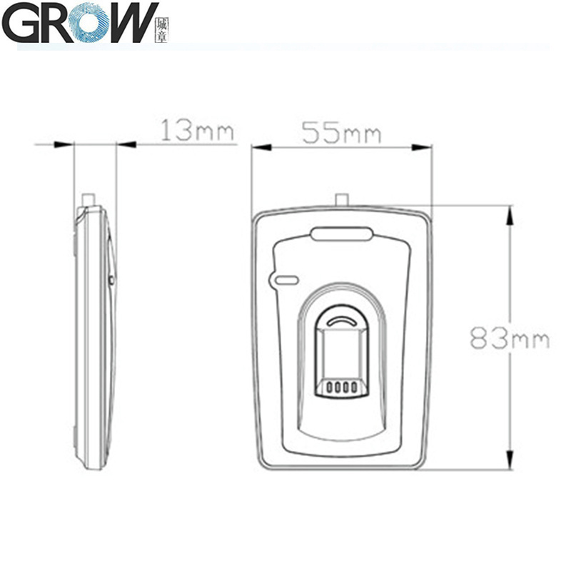 Grow R106 ISO ANSI Capacitive USB Fingerprint Reader