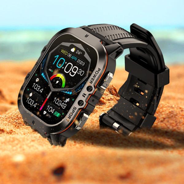 Sport Smart Watch C26 1.96 inch AMOLED large screen Use explosion-proof and drop