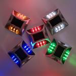 Road Safety Road Marking Reflective Square Road Stud Customizable LED Color