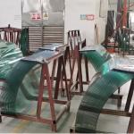 Building Bent Tempered Glass 3-19mm Bent Curved Glass for Freezer