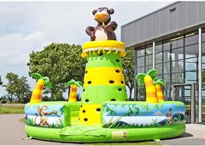 Quality Monkey Theme Inflatable Sports Games , Inflatable Bouncy Castle For Children Amusement wholesale
