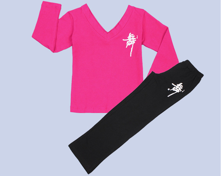 Chica leotardo manga larga algodón Ballet danza femenina Ballet Gimnasia dancewear