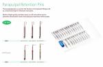 Rotary Parapulpal Retention Dental Pins TRISTAR 25PCS kit