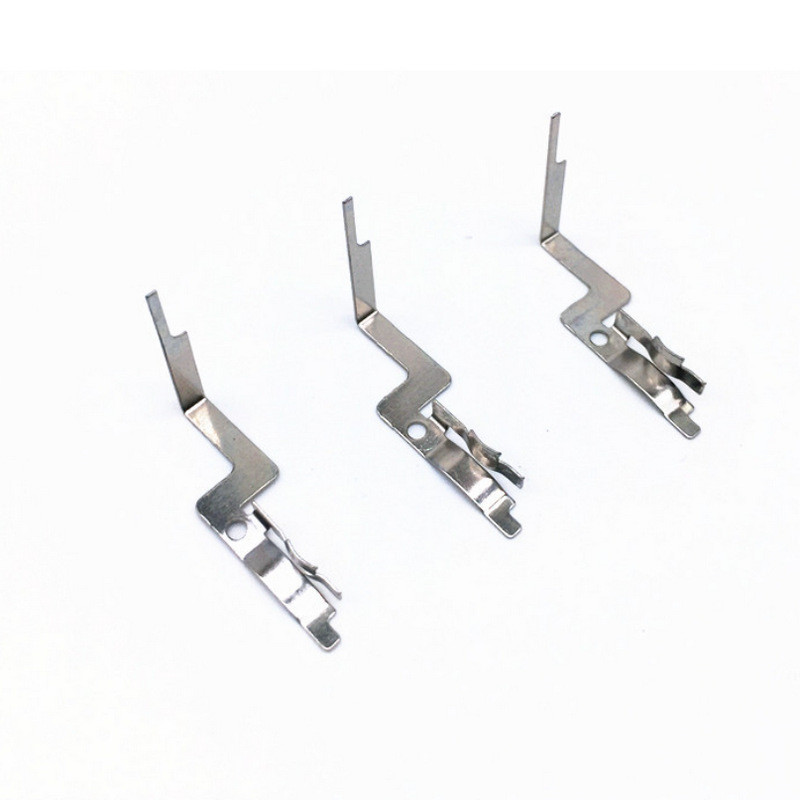 Switch Electrical Brass Components Metal Copper Stamping Parts For Silver Contact Rivet