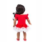 Wholesale Girls and Doll dress clothing Santa Claus embroidery for 45cm 50cm