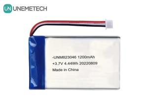 Quality Rechargeable Lithium Polymer Battery 3.7 V 1200mah 4.44 Wh 823046 Pouch Polymer Battery wholesale