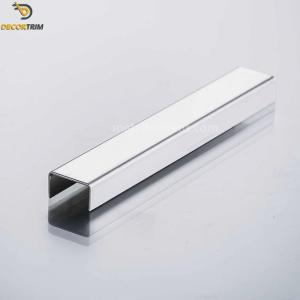 Quality Stainless Steel SS304 U Channel Strip 8K Mirror Finish For Wall Border Decoration wholesale