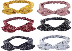 Quality vintage hair bands Bunny Ears Headband accessories Women's elastic knot Headband hoop Autumn/Winter hair accessories wholesale