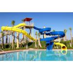 Fiberglass Water Slides Park Games Spiral Slides Water Park Equipment