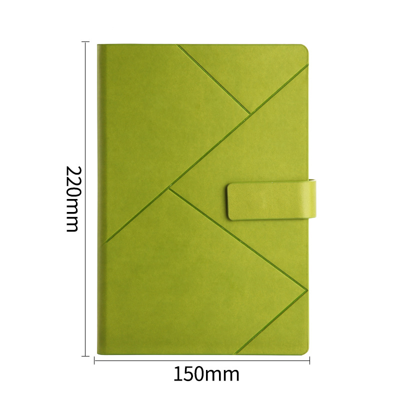 Business A5 Pu Leather Notebook With Woodfree Paper 150mm Width