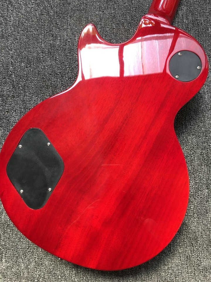 LP 1959 R9 Electric guitar Tiger Flame with Chrome hardware luxury finished way with Chrome hardware LP standard Electri
