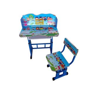 Quality Student Study Table And Chair Set With Drawer Home Wooden 62x42x62cm wholesale