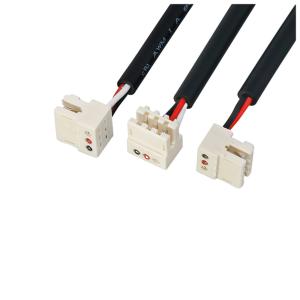 Quality 30cm Length IDC Cable Assemblies With Beige Color Lumberg 3515 Power Connector wholesale