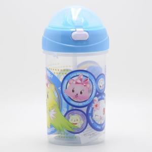 Quality 500ml Plastic Kids Water Bottle with Drinking Straw Lid wholesale