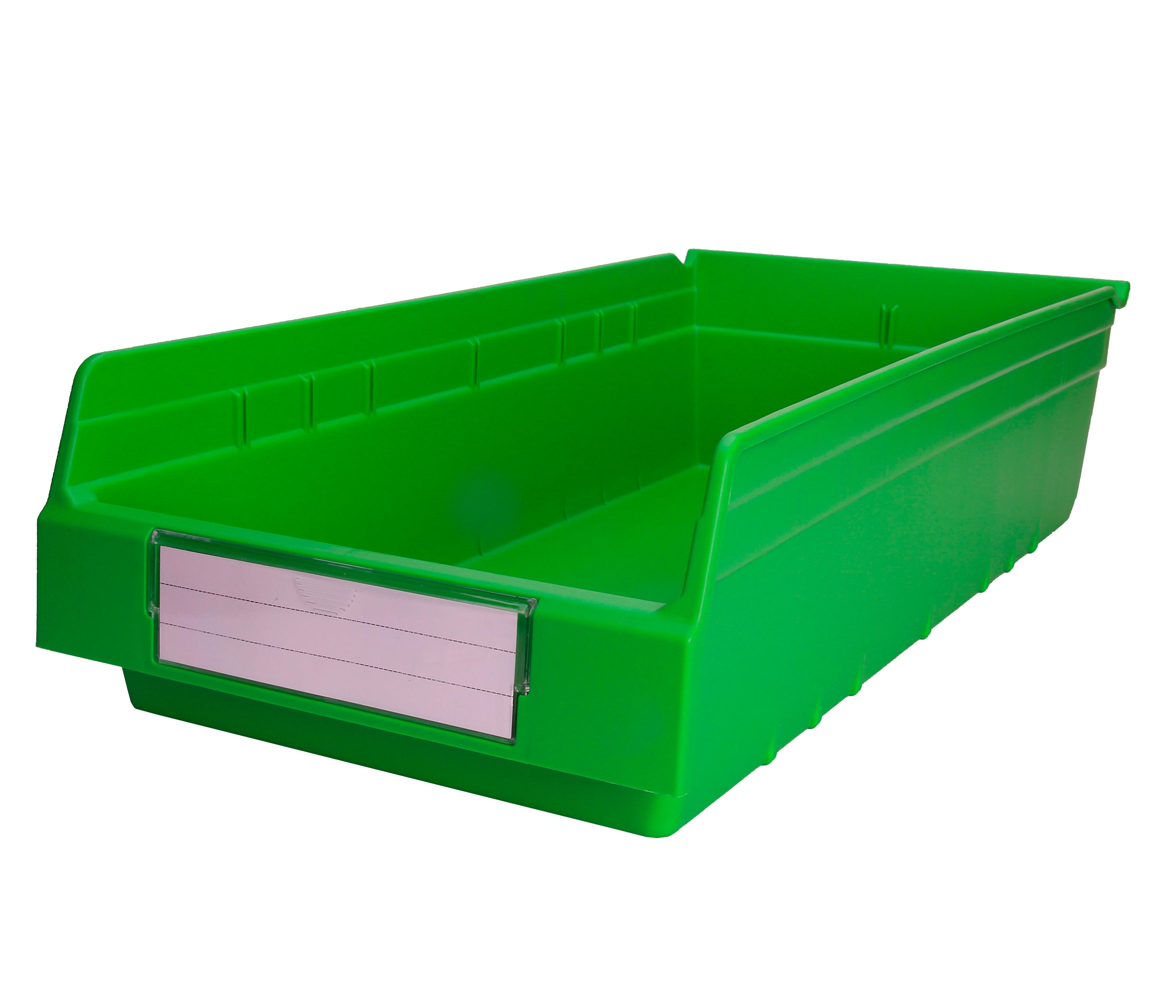 Customized Color Spare Industrial Parts Storage Shelf Bin with Semi-Open Front Design
