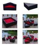 5pcs modern rattan sofa furniture