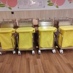 First Aid Hospital Stainless Steel Trolley Multi Functional Metal Medical