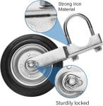 Iron Farm Gate Caster Wheel for 6 Inch Under Mount Farm Gate in Outdoors and