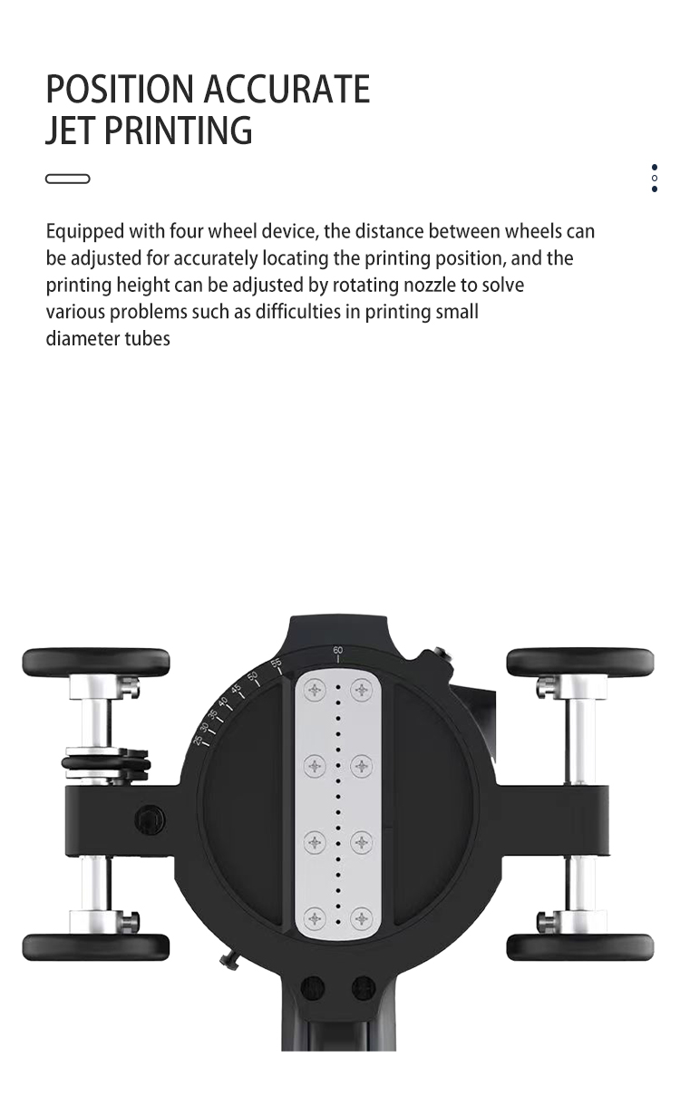 30-60mm Large Character Ink-jet Printer for Other Uses Used Printing TIJ Portable Handheld Text Graph Expiry Dates Metal Pipe Pole