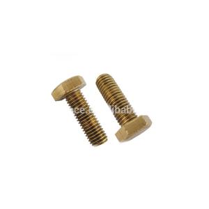 Quality Coarse Fine Thread Brass Hex Bolts Brass Hex Nut Bolt wholesale