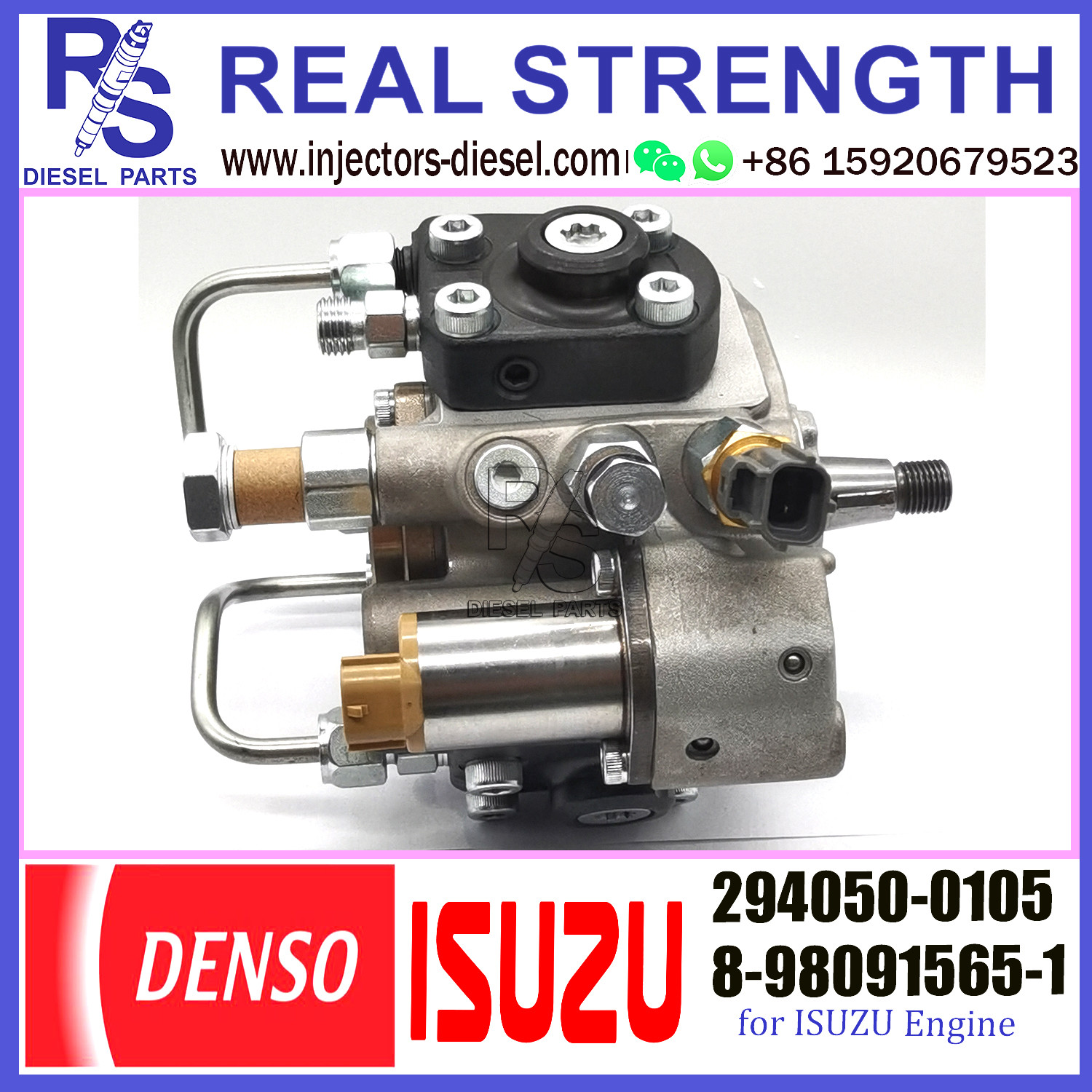 Denso HP4 Fuel Injection Pump 294050-0101 294050-0105 1-15603508-1 8-98091565-1 For ISUZU 6HK1