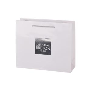 Quality FSC Hot Stamping Logo Paper Gift Bags Packaging Clothing With Handle wholesale