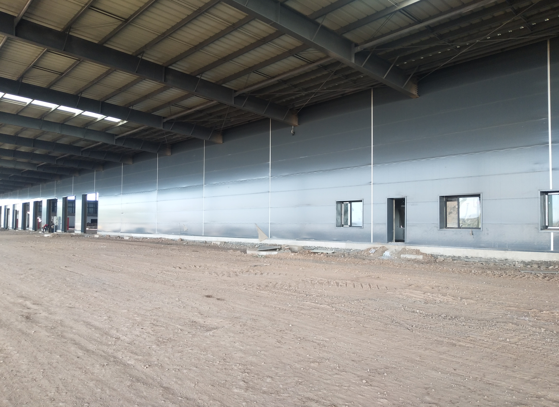 Lightweight Steel Structure Hangar Fireproof Large Span Metal Aircraft Hangars