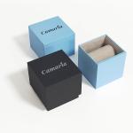ISO 14001 Coated Paper 90x90x70mm Wrist Watch Gift Box