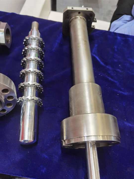 25mm Mini Screw Barrel Nozzle Tip Plastic Machine Parts For Pvc Injection Molding Machine