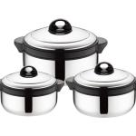 Stainless Steel 201 4pcs Thermal Stock Pot Set Large Capacity Lunch Box Modern