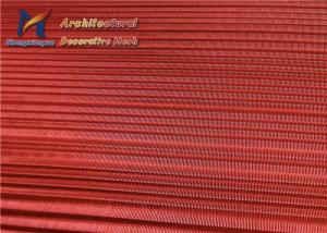 Quality Fireproof Laminated Glass Wire Mesh Red Stainless Steel 316 wholesale