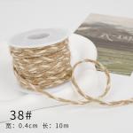 Christmas Brown Burlap Ribbon 5mm-45mm Wired Burlap Ribbon