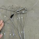 80mm Holesize Flexible Stainless Steel Rope Anti-Theft Mesh Bag