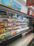 SASO Retail Refrigerated Display Cases , Refrigerated Fruits Display Cabinets