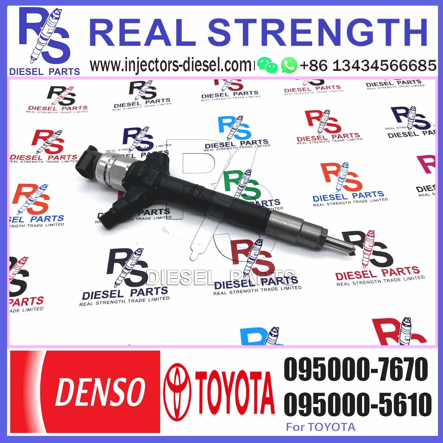 diesel fuel engine injector 095000-7670 23670-09280 for engine high pressure pump engine injection injector 095000-7670
