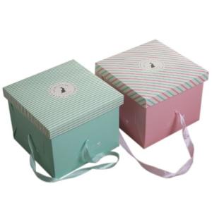 Quality Snacks Souvenir Packing Cardboard Suitcase Box With Handle CMYK PMS wholesale