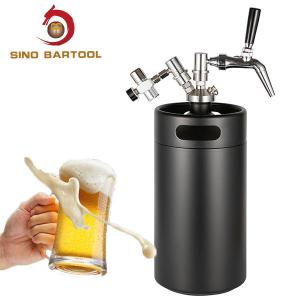 Quality Adjustable Ball Lock Mini Keg , 5 Liter Draft Beer Keg Dispenser wholesale
