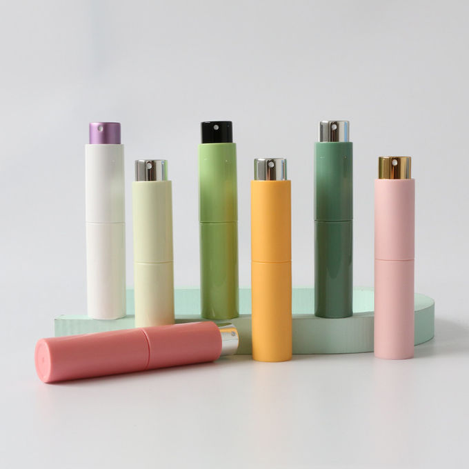 Luxury Glossy Color 10ml Twist And Spritz Atomiser Perfume Bottle