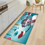 Christmas Long Strip Washable Kitchen Carpet For Sofa Area